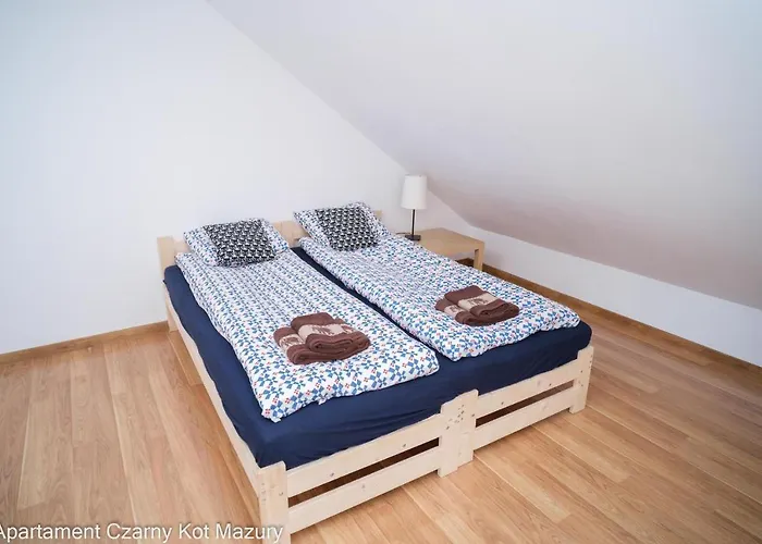 Czarny Kot Mazury Dom Caloroczny Malkinie